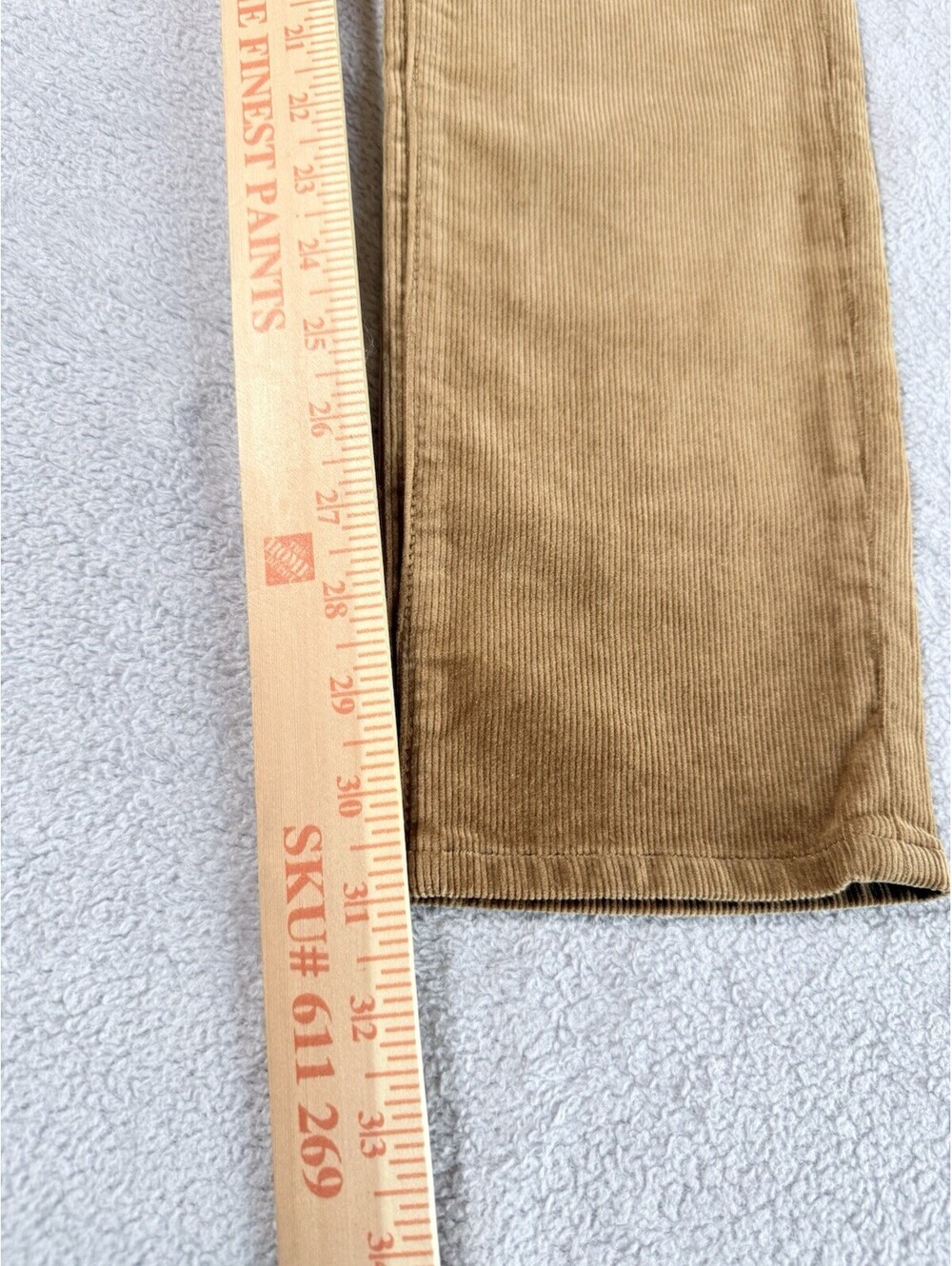 Lauren Ralph Lauren Sports Pants Mens Size 10 Brown Corduroy Straight Dress - Picture 7 of 8